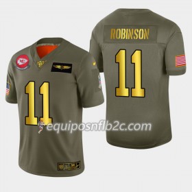 Camiseta Hombre NFL Kansas City Chiefs Demarcus Robinson 11 Nike 2019 Salute to Service